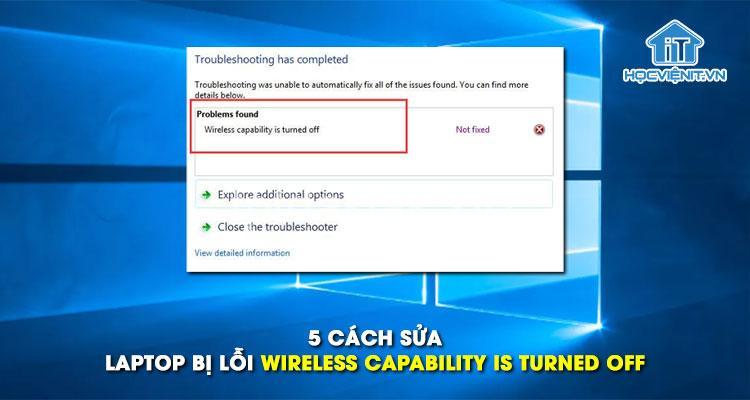 Lỗi Wifi Bị Tắt Windows 10: Nguyên Nhân & Cách Khắc Phục